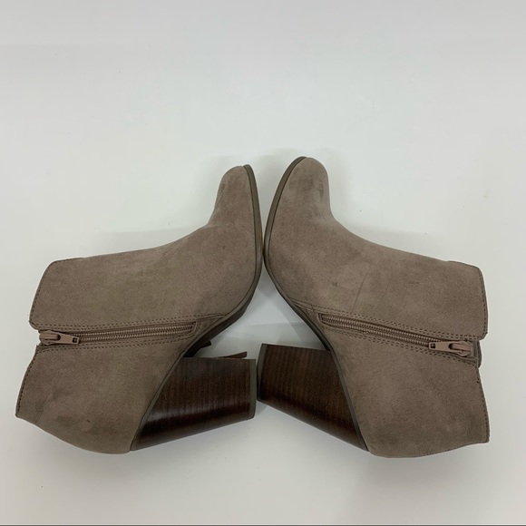 Carlos Santana Tempe Leather Western Stacked Heel Ankle Boots Fringe Detail - Picture 6 of 16